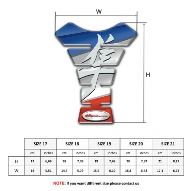 Suzuki Tank Fuse Colorful Base Hayabusa Model 