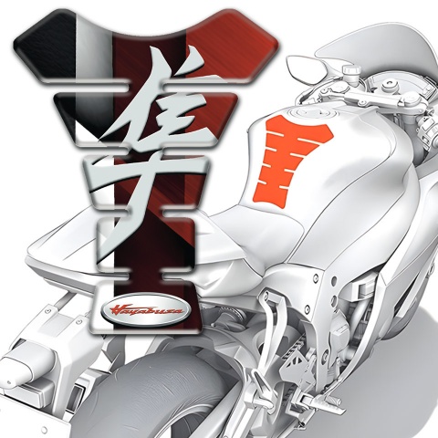 Suzuki Tank Pad Motorbike Premium Quality Hayabusa Model 