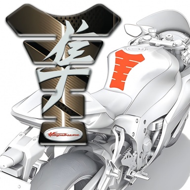 Suzuki Tank Guard Pads Bronze Design hayabusa Model 