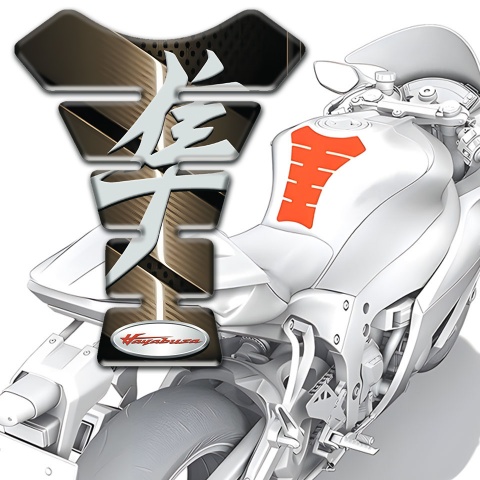 Suzuki Tank Guard Pads Bronze Design hayabusa Model 