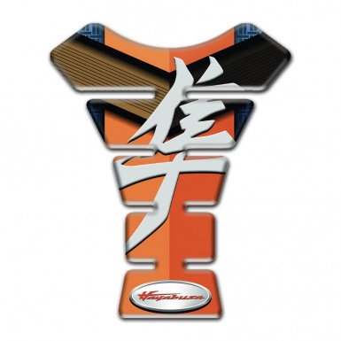 Suzuki Tank Pad Protector Orange Base Motive hayabusa Style 