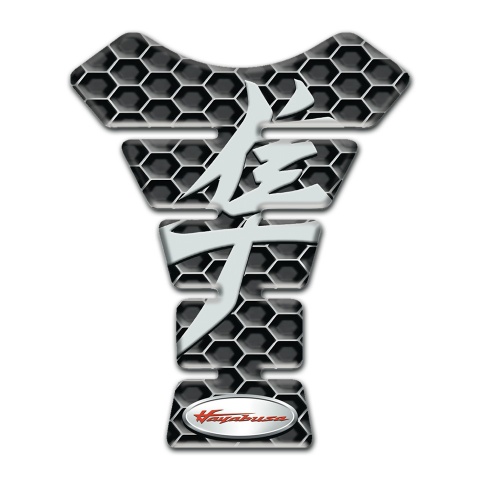 Suzuki Tank Pad Motorbike Honeycomb Design Haayabusa Style 