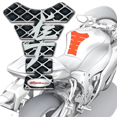 Suzuki Tank Pad Protector large Mesh Design Hayabusa Style 