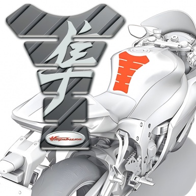 Suzuki Tank Pad Protector Gray Stylish Base Hayabusa Style 