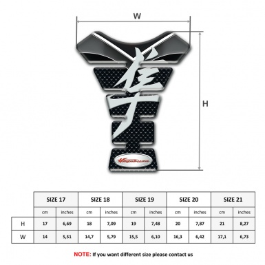 Suzuki Tank Guard Pads Motorcycle Hayabusa Model 