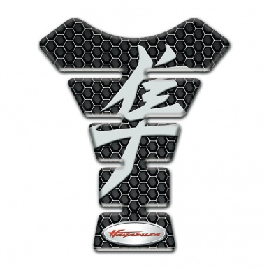 Suzuki Tank Guard Pads Perforated Steel Hayabusa Edition 