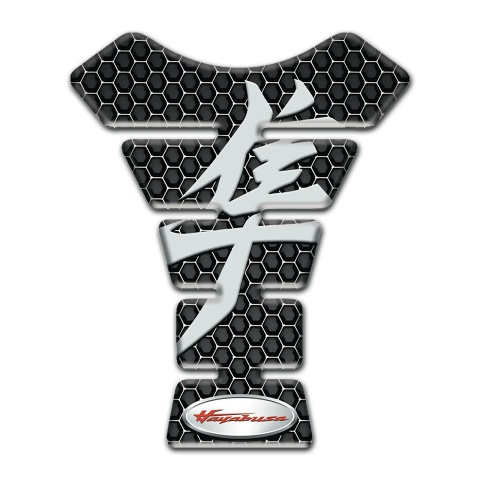 Suzuki Tank Guard Pads Perforated Steel Hayabusa Edition 