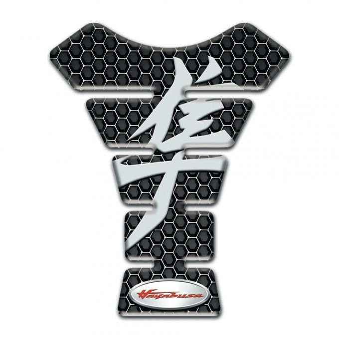 Suzuki Tank Guard Pads Perforated Steel Hayabusa Edition 