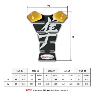 Suzuki Tank Fuse Hayabusa Type Stylish Edition 