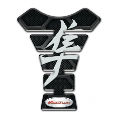 Suzuki Tank Pad Protector Black Base with Gray Patterns Base Hayabusa Style 
