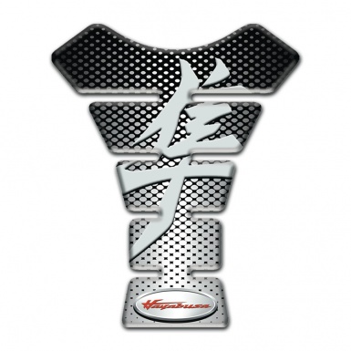 Suzuki Tank Pad Motorbike Silver Black Decoration Base hayabusa Edition 