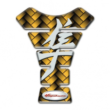 Suzuki Tank Fuse Yellow Mosaic Background Hyabusa Edition 