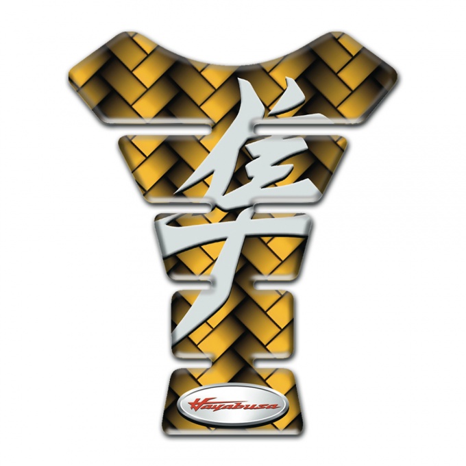 Suzuki Tank Fuse Yellow Mosaic Background Hyabusa Edition 