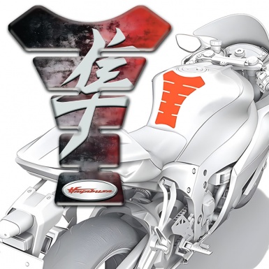 Suzuki Tank Guard Pads Mixed Colors Background Hayabusa Edittion 