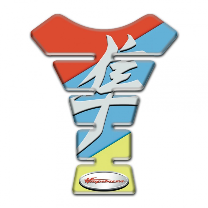 Suzuki Tank Pad Motorbike Fresh Colors Background Hayabusa edition 