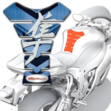 Suzuki Tank Pad Motorbike Navy Blue Decoration Hayabusa Edition 