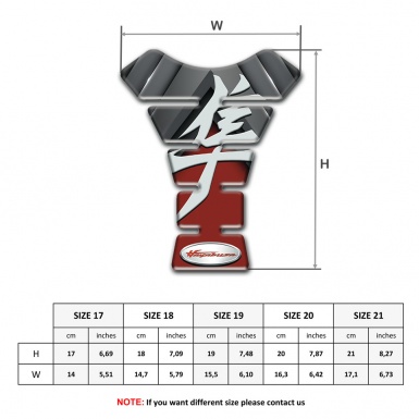 Suzuki Tank Guard Pads High End Design Hayabusa Edition 