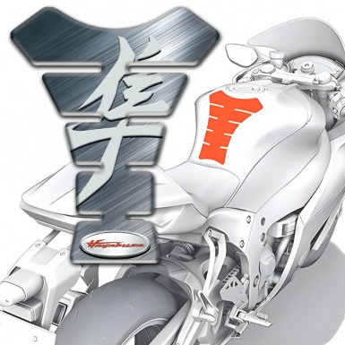 Suzuki Tank Pad Motorbike Poilished Surface base hayabusa Edition 