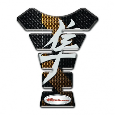 Suzuki Tank Pad Protector Hayabusa Version Black Brown design 