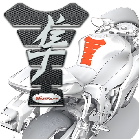 Suzuki  Tank Pad Protector Hayabusa Version Merging Gray Black Base 
