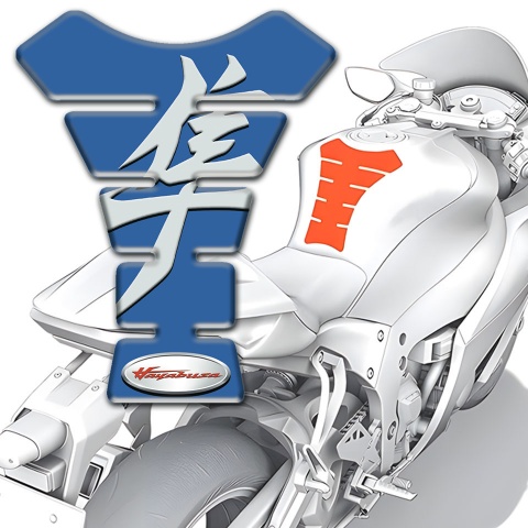 Suzuki Tank Protector Blue Design hayabusa Version 