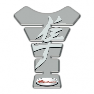 Suzuki Tank Pad Motorbike Gray Design Hayabusa Version 