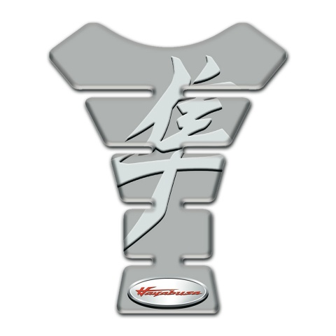 Suzuki Tank Pad Motorbike Gray Design Hayabusa Version 