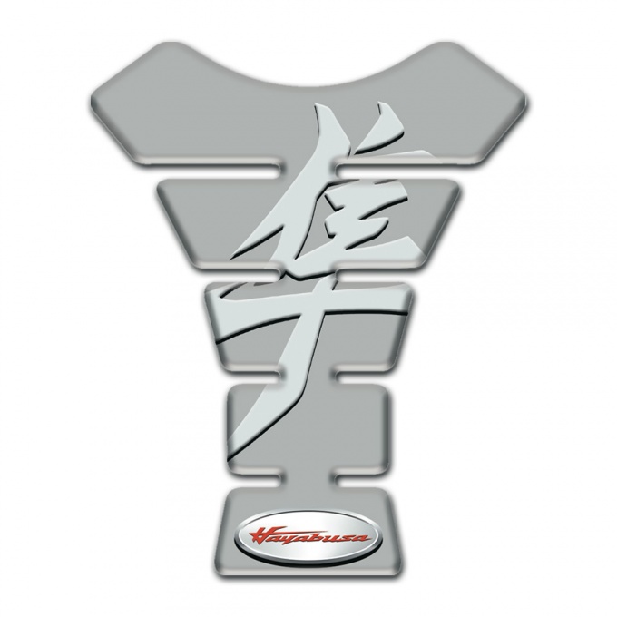 Suzuki Tank Pad Motorbike Gray Design Hayabusa Version 