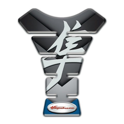 Suzuki Tank Protector Black Gray V Shape Decoration Hayabusa Version 