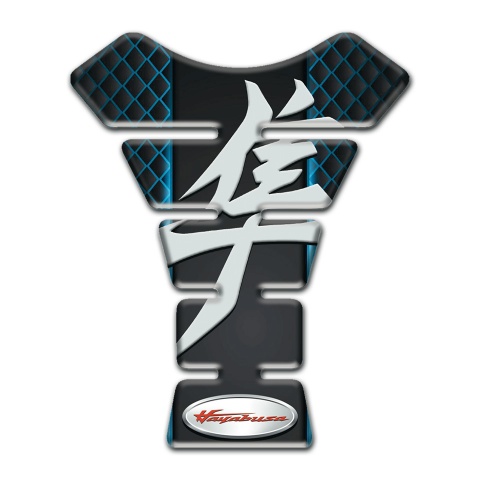 Suzuki Tank Pad Protector Hayabusa Version Neon Mesh Background 