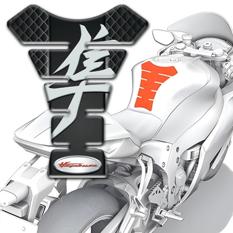 Suzuki Tank Fuse Hayabusa Version Dark Mesh Base DEsign 