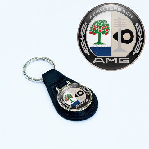 Mercedes Affalterbach Amg Leather Keychain Color Design