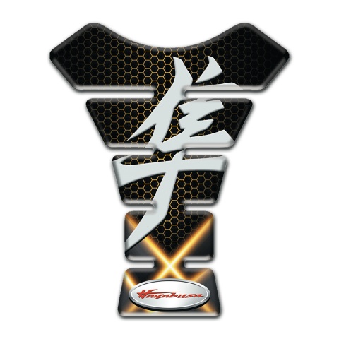 Suzuki Tank Protector Haybusa Style Orange Lights Design 