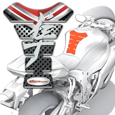 Suzuki Hayabusa Tank Pad Motorbike Stylish Design 