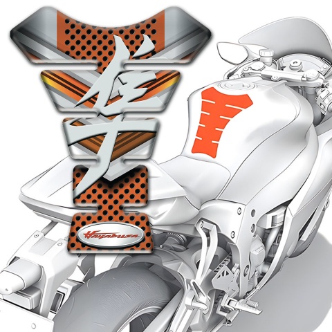 Suzuki Tank Guard Pads Hayabusa Model Copper Gray Decoration 