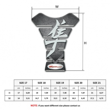 Suzuki Tank Fuse Scratched Stone Base Effect hayabusa model 