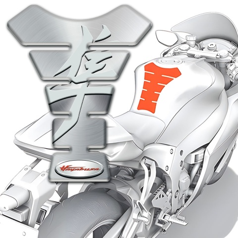 Suzuki Tank Protector Premium Quality Silver Design hayabusa Model 