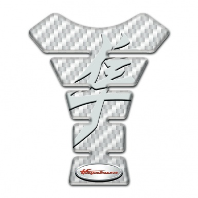 Suzuki Tank Pad Protector White Carbon hayabusa Style 