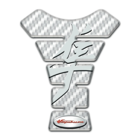 Suzuki Tank Pad Protector White Carbon hayabusa Style 