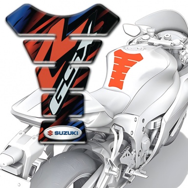 Suzuki Tank Pad Protector Unique Base Style with R Logo 