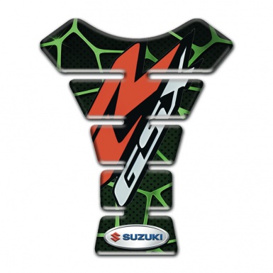 Suzuki Tank Guard Pads Green patterns Design GSX Model
