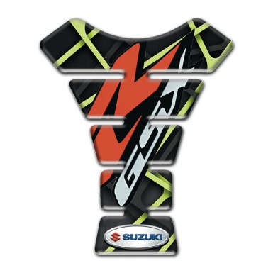 Suzuki Tank Guard Pads Green Patterns Decoration GSX style 