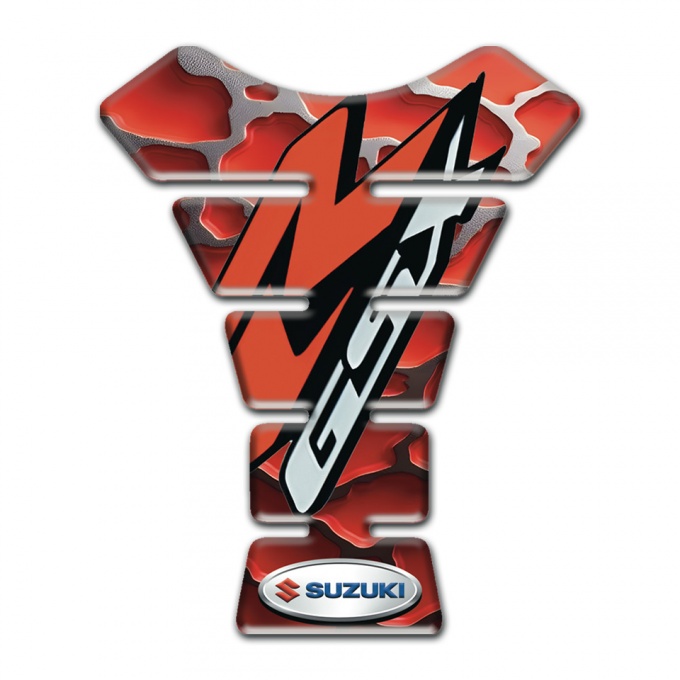 Suzuki Tank Fuse Red Clouds Design GSX Edition 