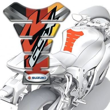 Suzuki Tank Protector Multicolored Base GSX Style 