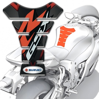 Suzuki Tank Pad Motorbike Silicone Sticker GSX Variant 