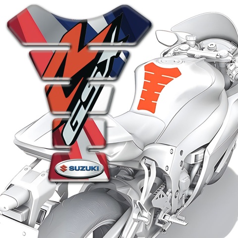 Suzuki Tank Protector Multicolored Decoration Edition 