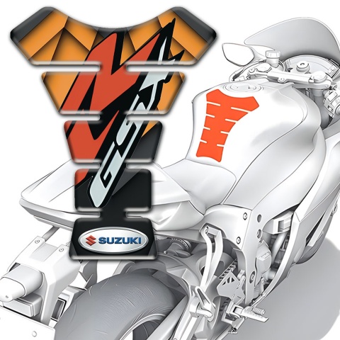 Suzuki Tank Fuse Orange Black Style GSX Edition 
