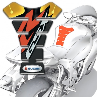 Suzuki Tank Pad Motorbike Motorcycle Silicone Sticker Stylish Design 
