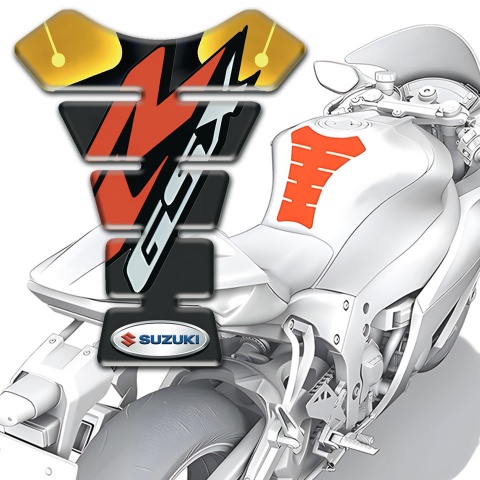 Suzuki Tank Pad Motorbike Motorcycle Silicone Sticker Stylish Design 
