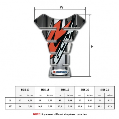 Suzuki Tank Protector Amazing Model with Red R Logo 